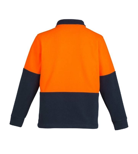 Picture of Syzmik, Unisex Hi Vis Half Zip Fleece Jumper